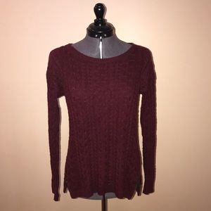 American Eagle Deep Red Sweater